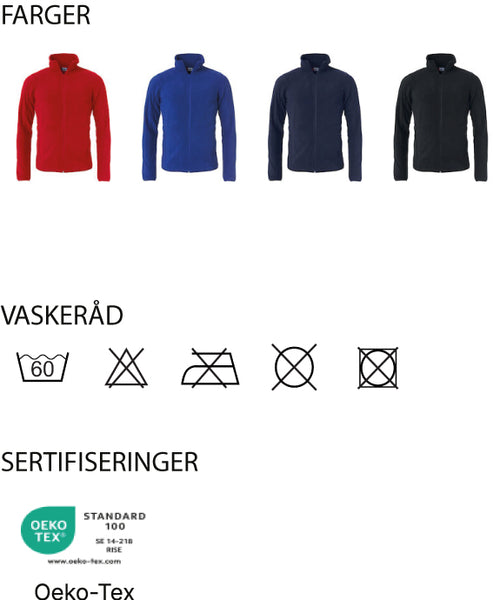 Nevrointensiv fleecejakke