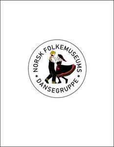 Klistremerke Norsk folkemuseum dans
