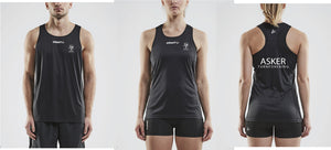 Asker Turn Craft Rush Singlet Svart
