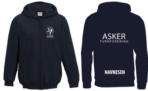 Asker Turn Zoodie ZIP Marine