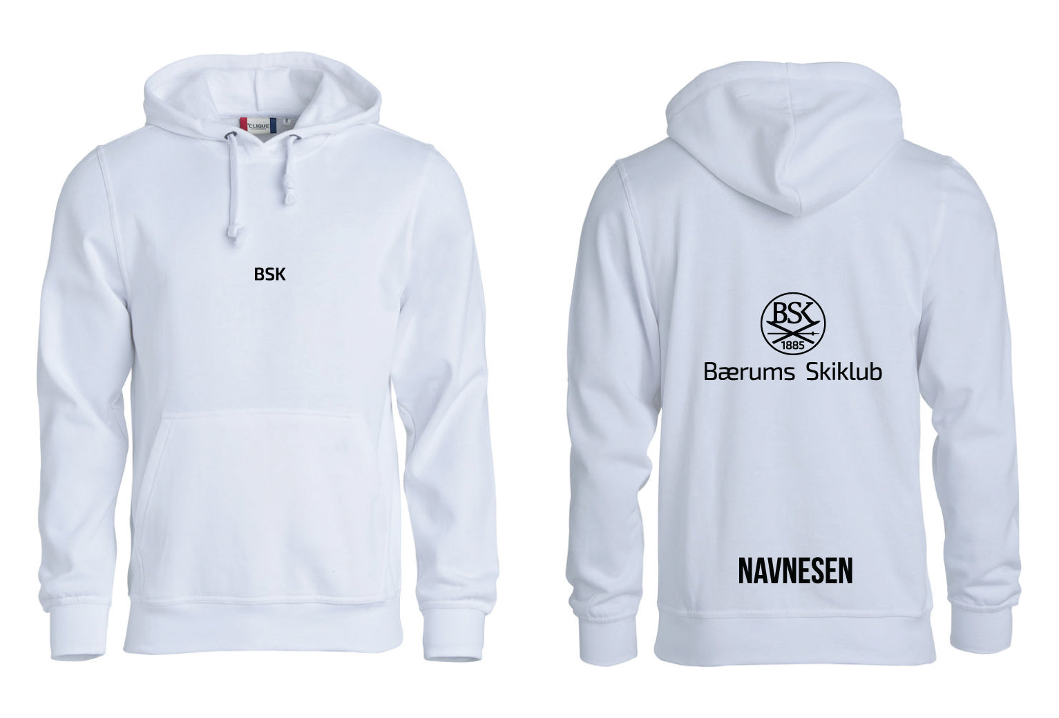 BSK Hoody Hvit