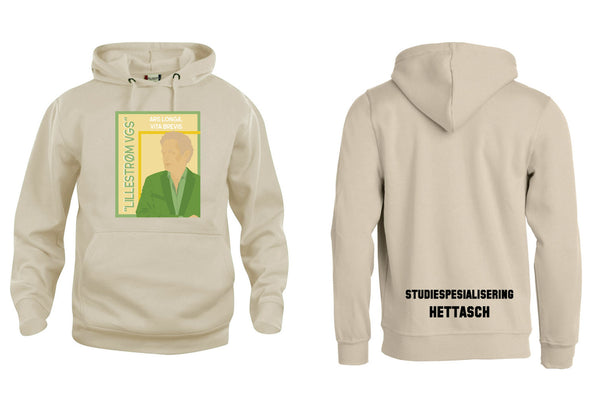 Lillestrøm VGS Hoody med navn og linje