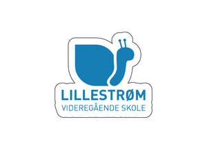 Lillestrøm Klistremerke 2 (10stk 5x5 cm)