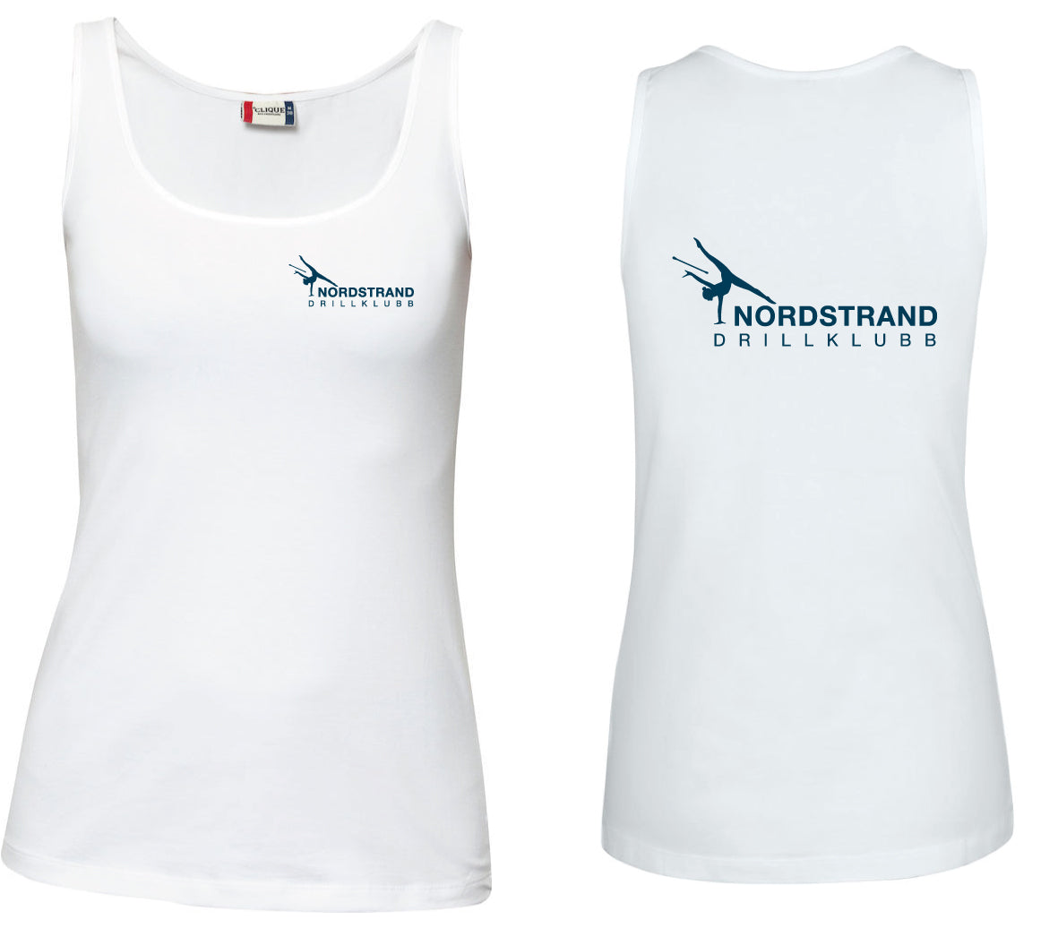 Nordstrand Drillklubb Singlet Ladies Bomull